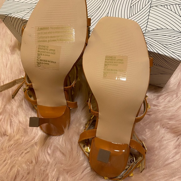 Studded Ankle Strap Sandals - Picture 10 of 13